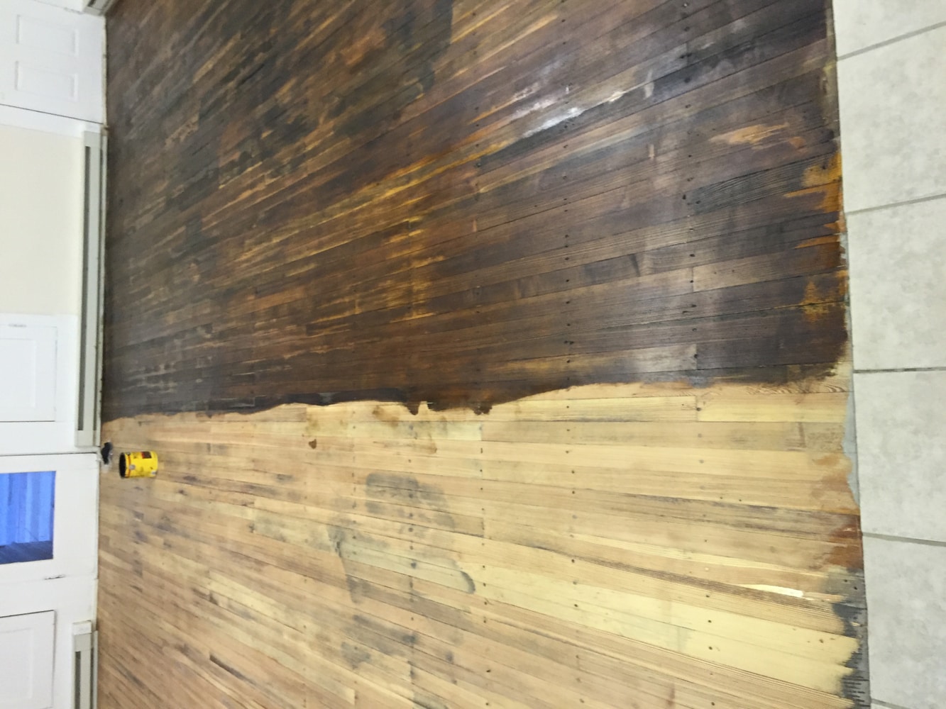 Hard wood floor salvage