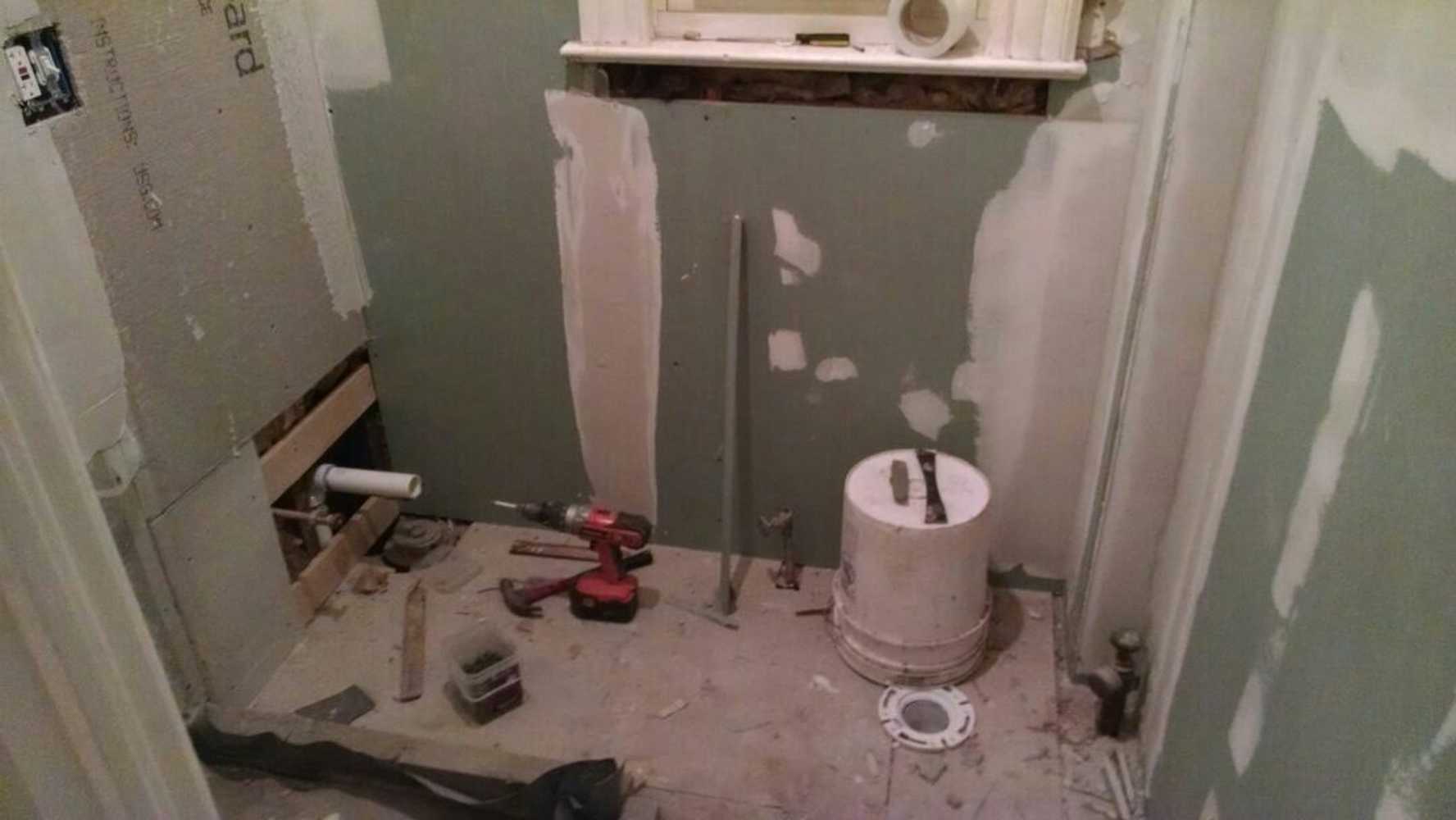 Bathroom redesigned