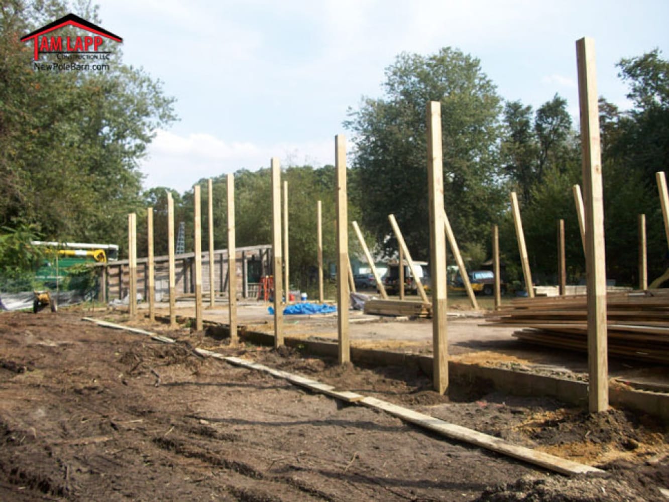30'W x 90'L x 10'H Agricultural Pole Building in Freehold, New Jersey