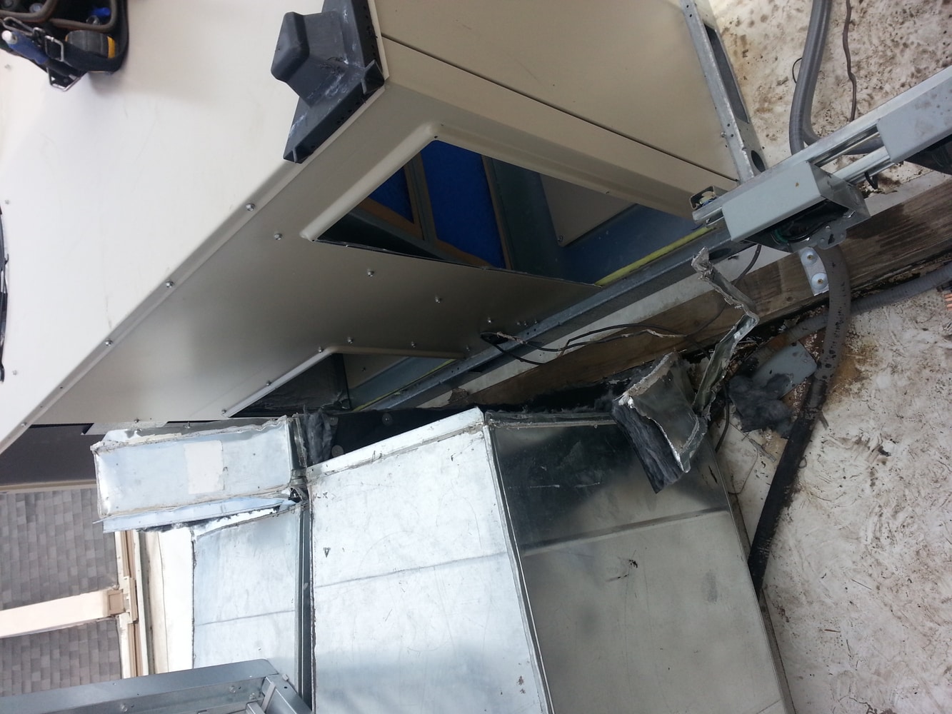 installing roof top unit