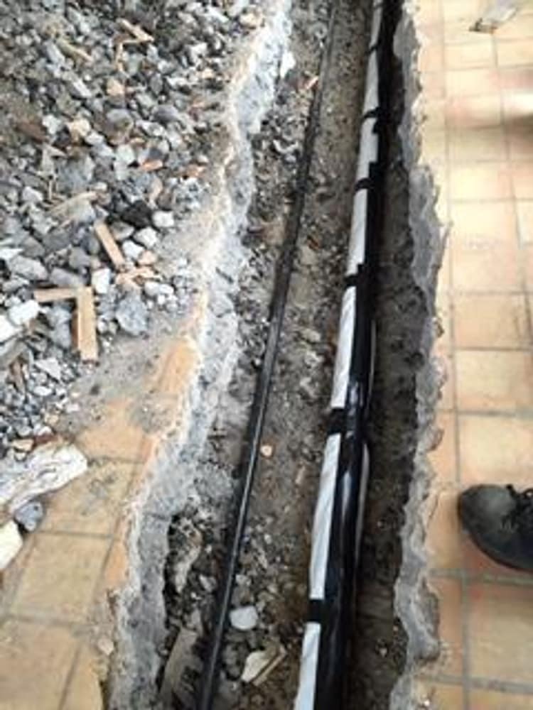 Steam/Condensate Lines + Floor