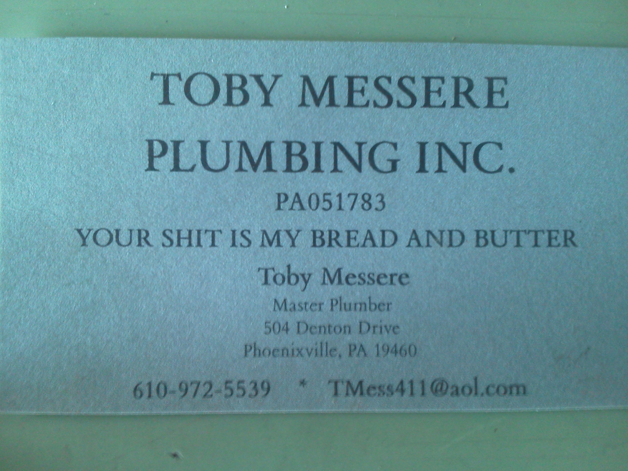 Toby Messere Plumbing