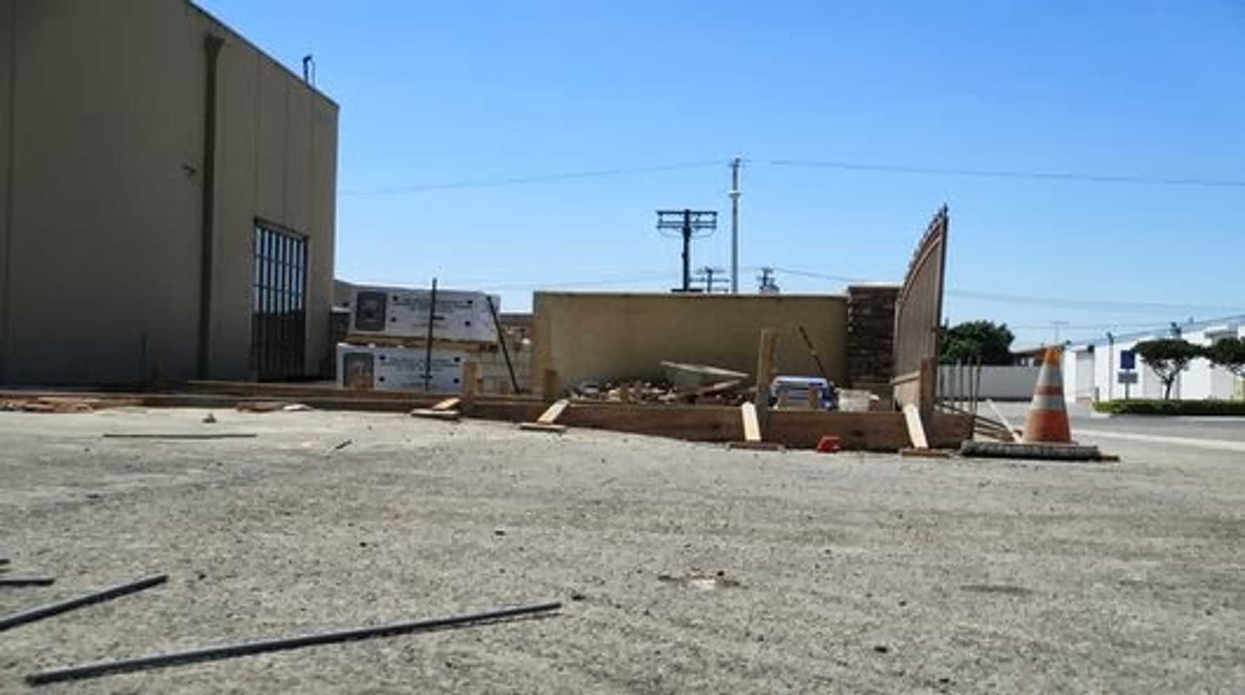 Concrete Foundation & Truck Entrance