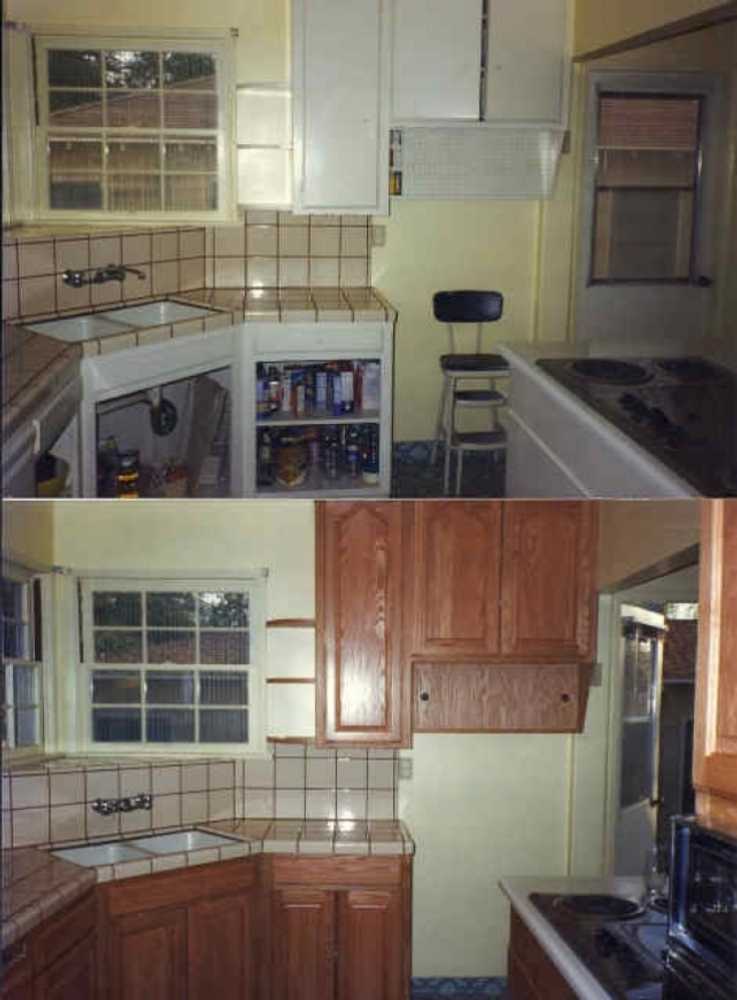 Kitchen cabinet overlay