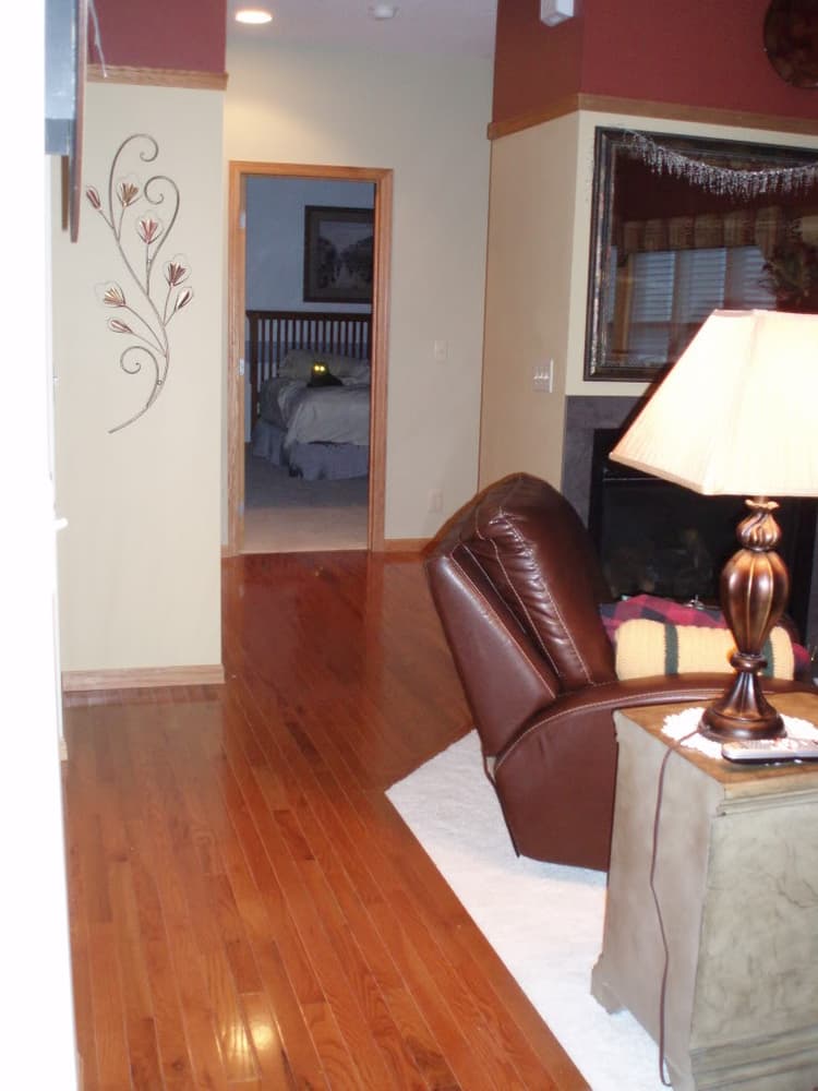 Hardwood floor installation