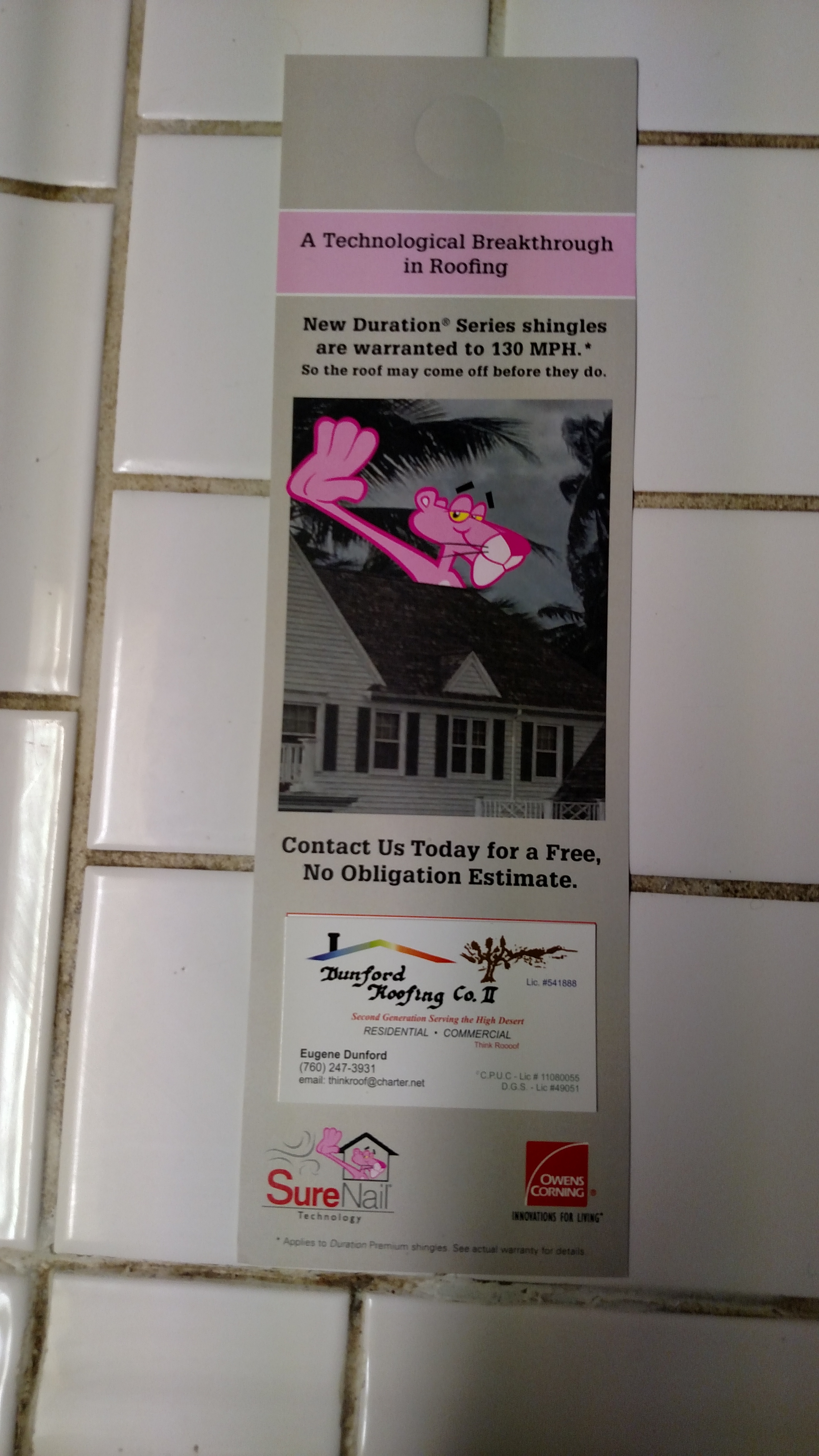 Dunford Roofing Co II