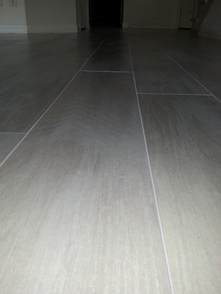Porcelain wood plank