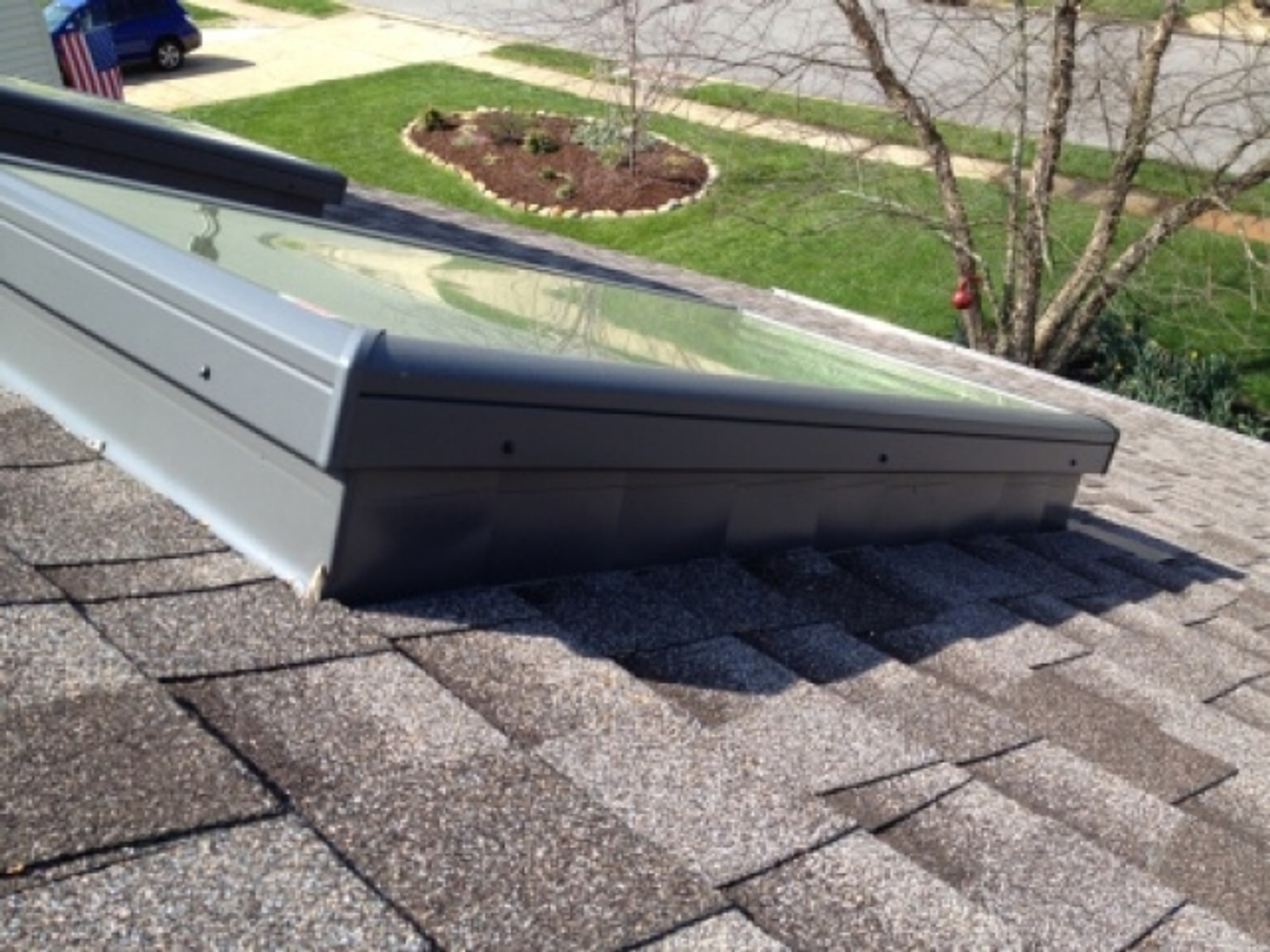 Roof, gutters, and skylights