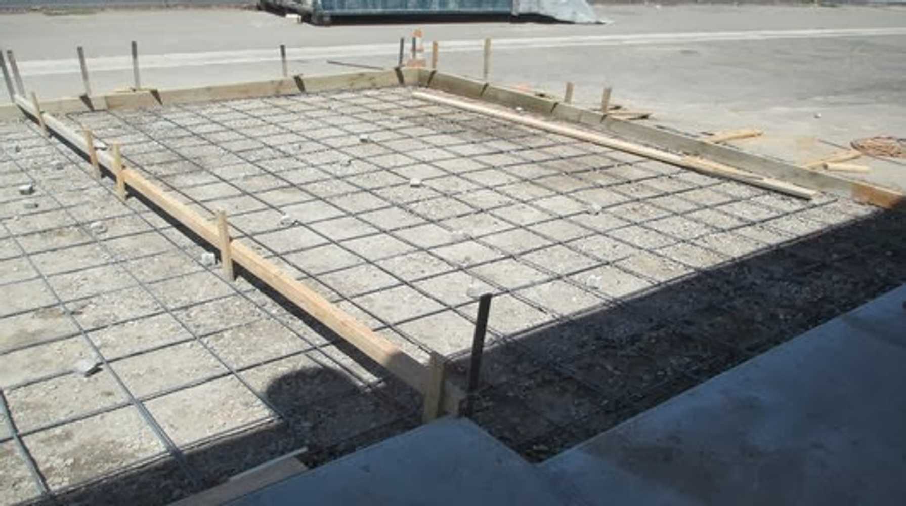 Concrete Foundation & Truck Entrance