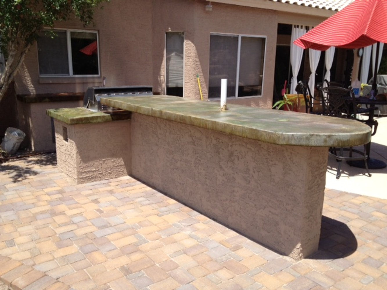 Custom Barbeque Area