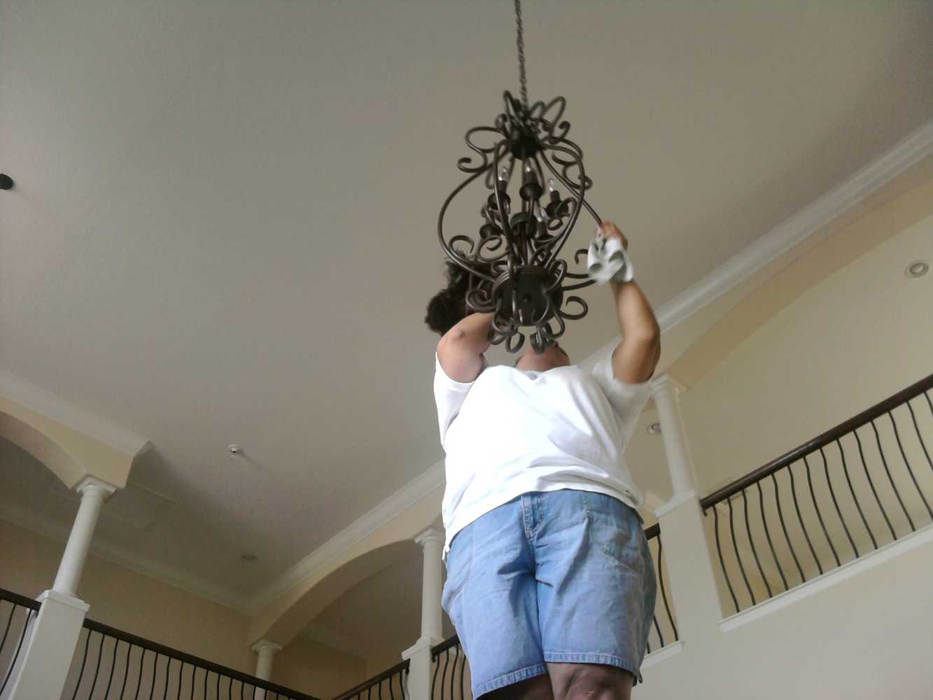 Detail Dusting in Custom Residence in Providence Golf Court, Davenport Fl