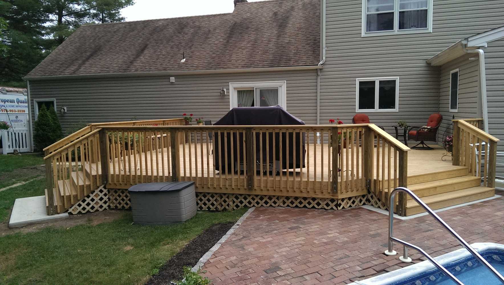 Montvale deck replacement.