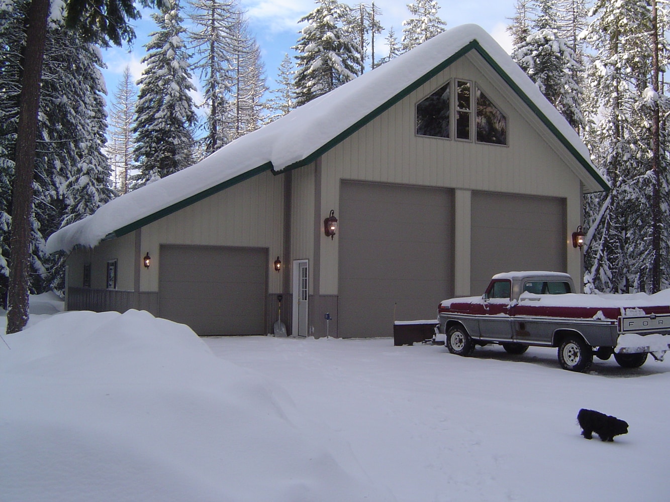 Log Home and Huge Shop