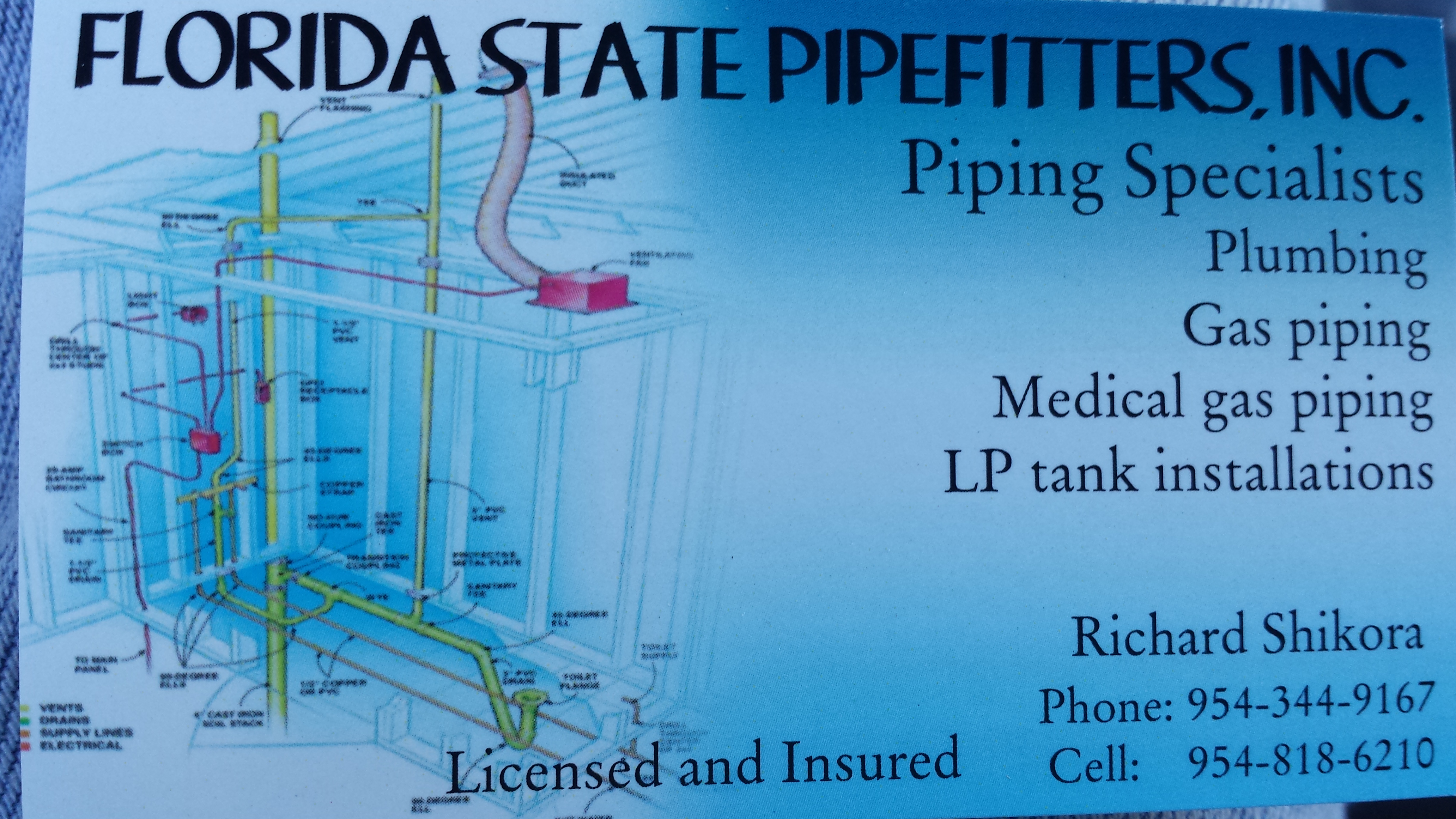Florida State Pipefitters Inc