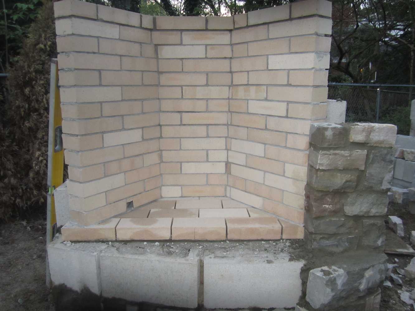 Birmingham Outdoor Natural Stone Fireplace