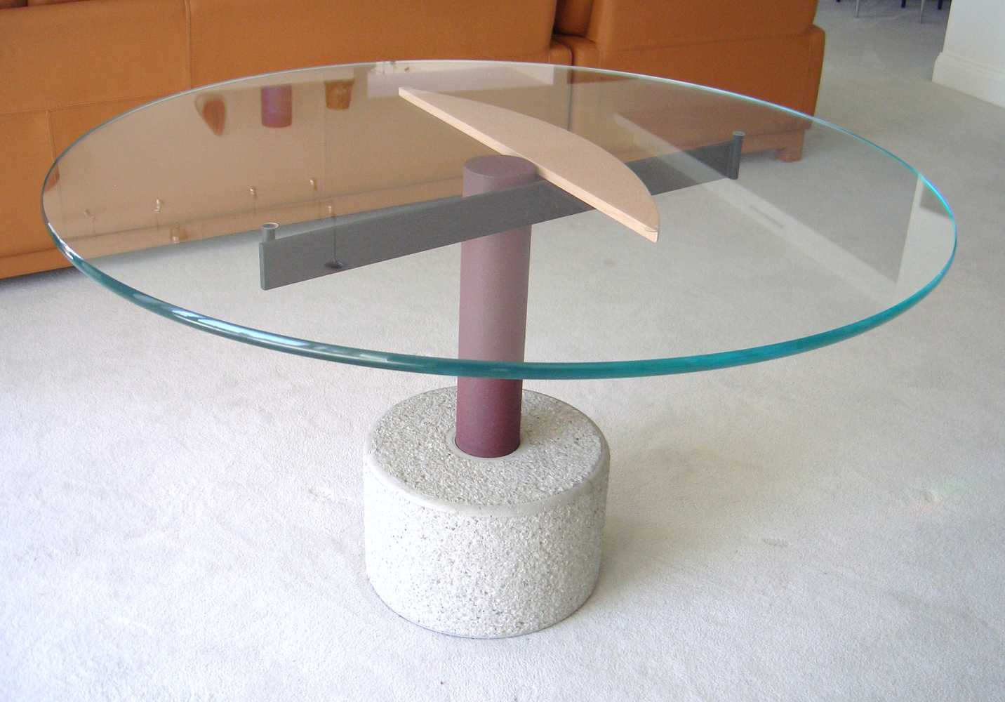 Glass tables, counters, backsplashes