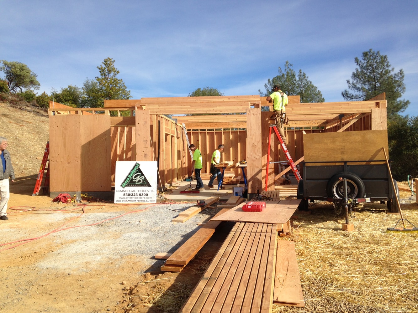 Three Story Wood Framed