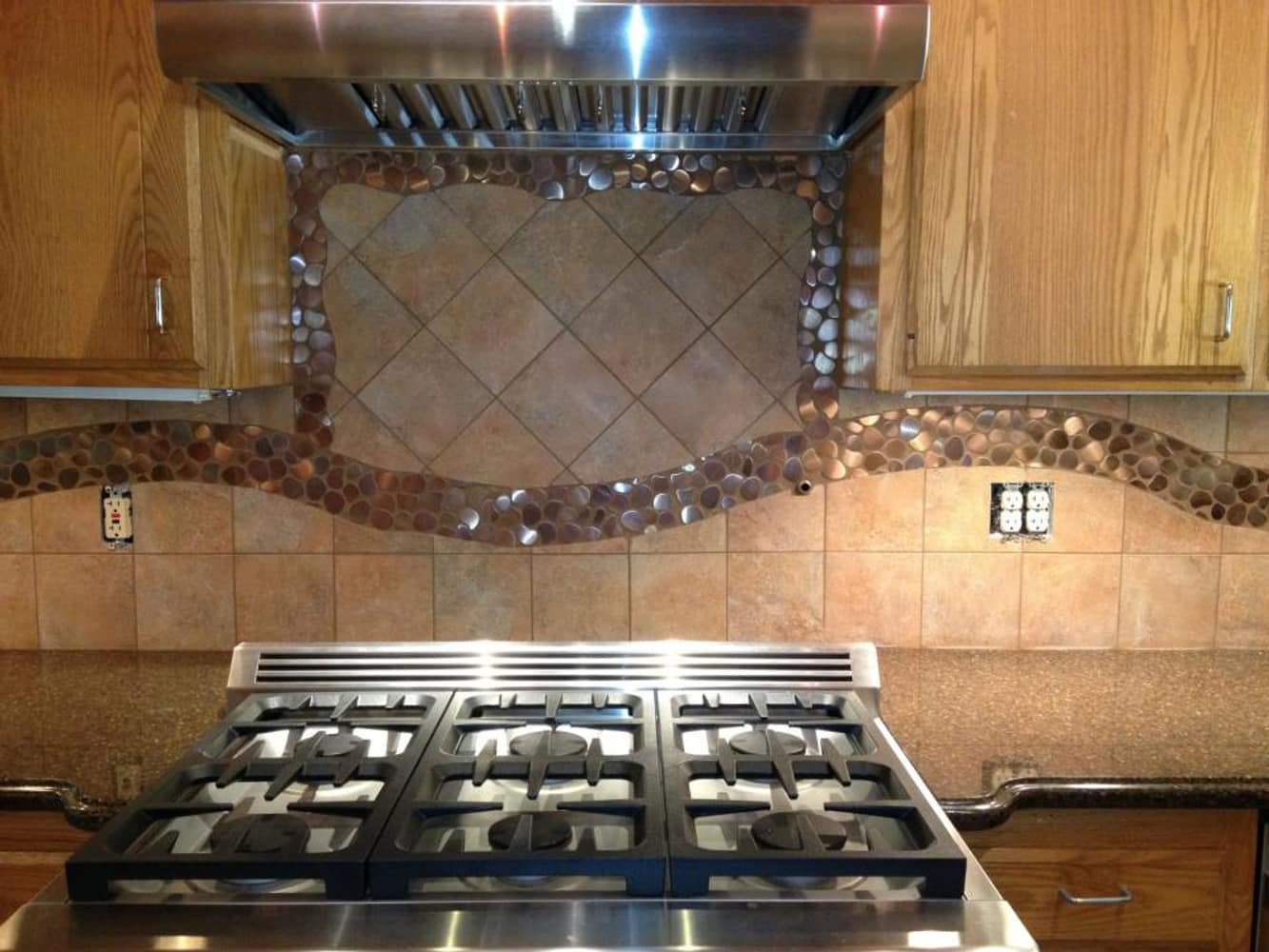 Viatera counter tops and tile backsplash