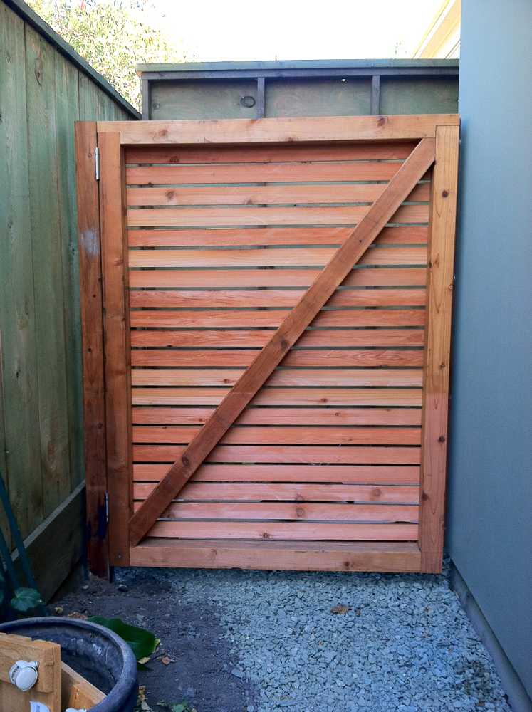 Redwood Gates Fence exterior furniture