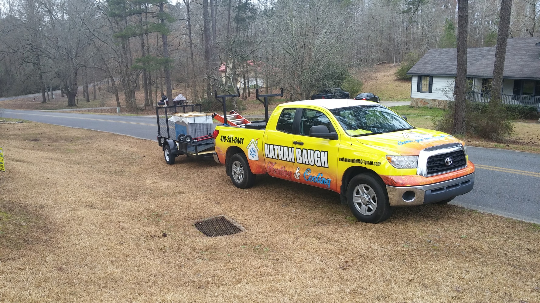 Installed new system, duct work, vapor barrier