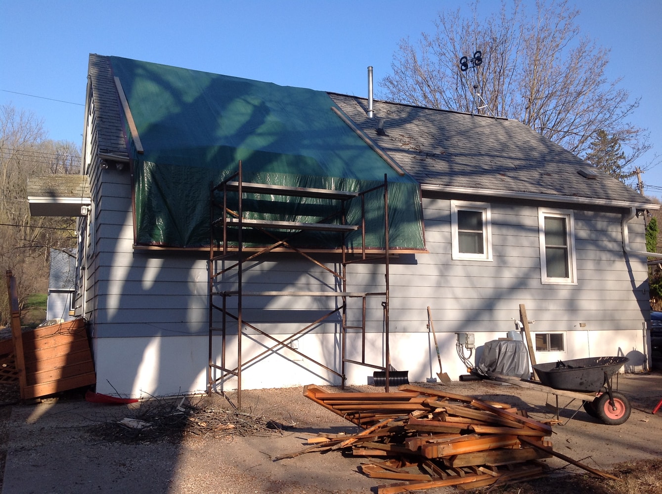 Tree Damage in Redwing
