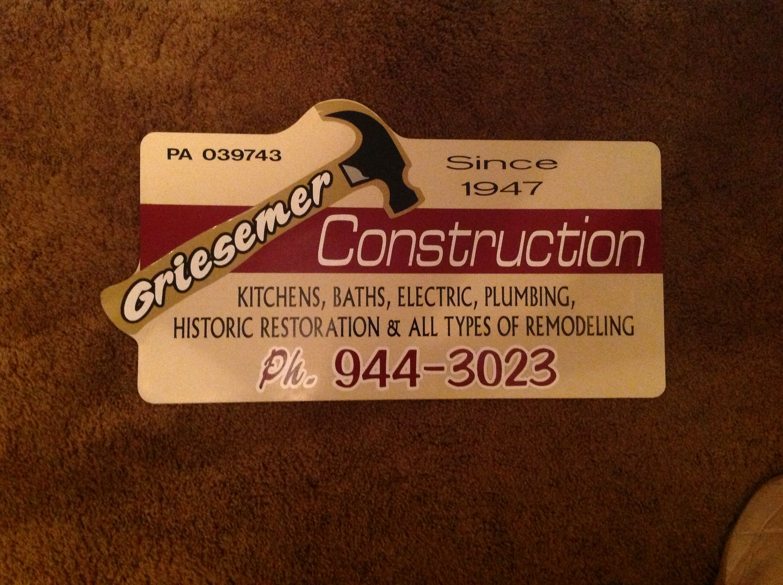 Griesemer Construction