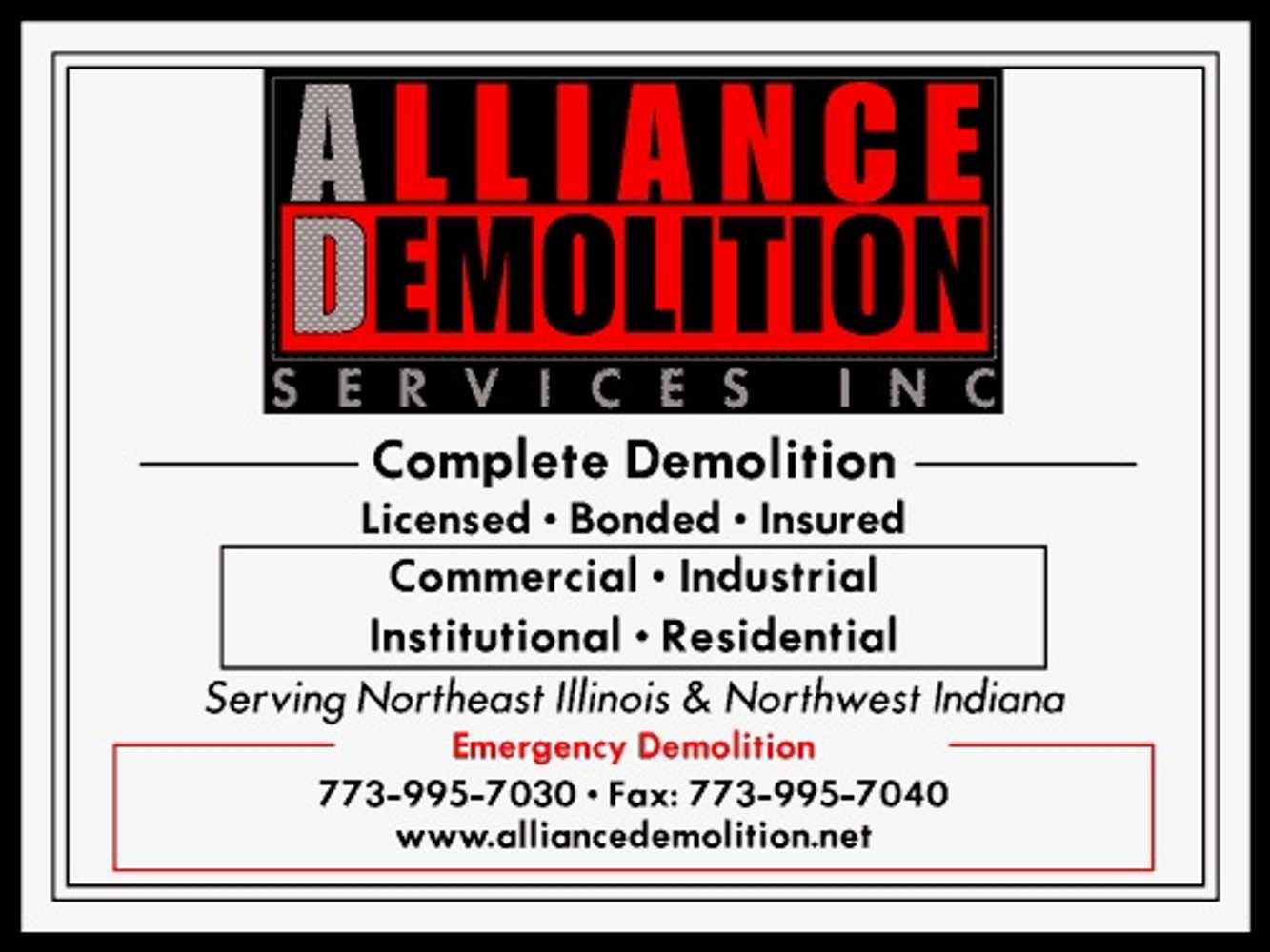 Photos from Alliance Demolition Services Inc