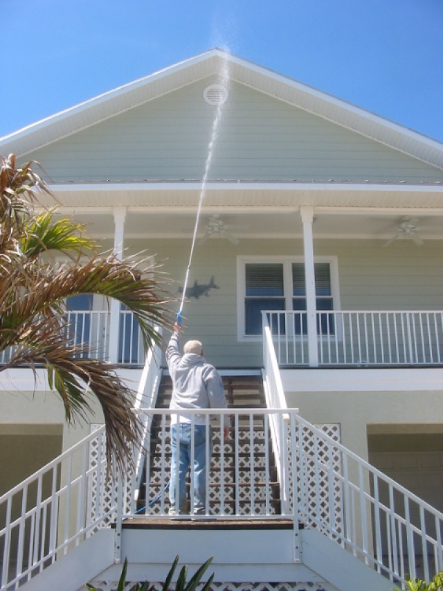 Chuck Bergman Pressure Washing and Soft-Wash Roof Cleaning. Englewood, Florida area