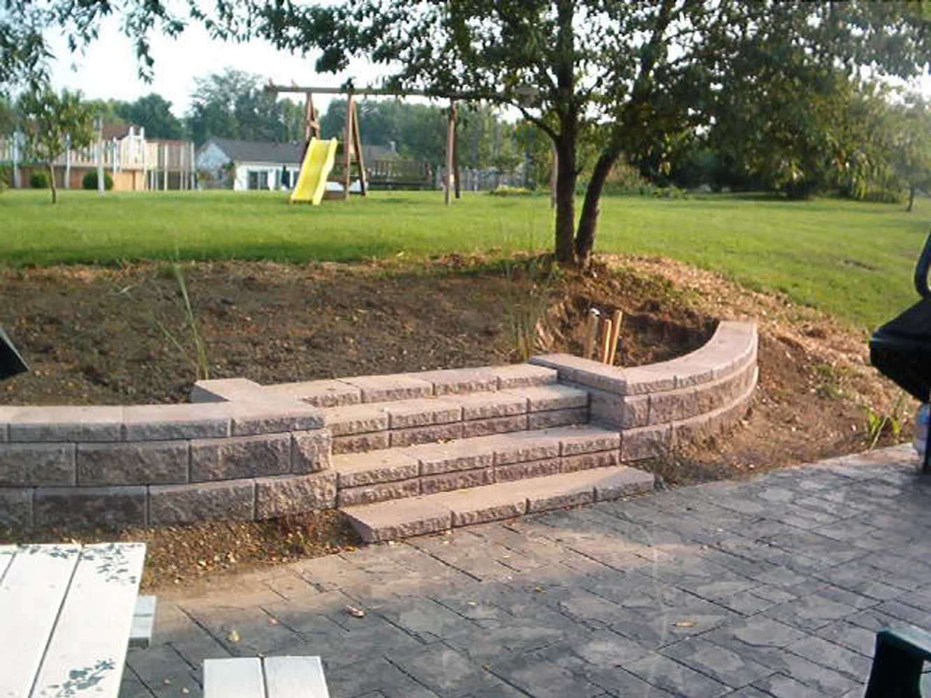 Projects by R. Cleveland Retaining Wall Services