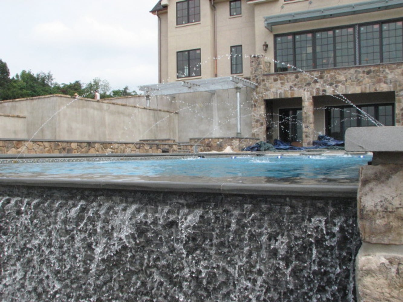 Infinity Edge swimming pool Charlottesville