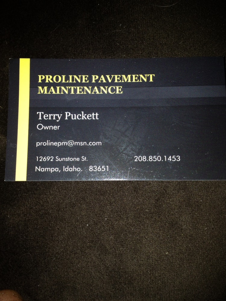 Photo(s) from Proline Pavement Maintenance