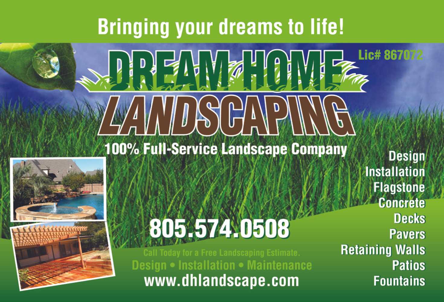 Projects by Dream Home Landscape Contractor