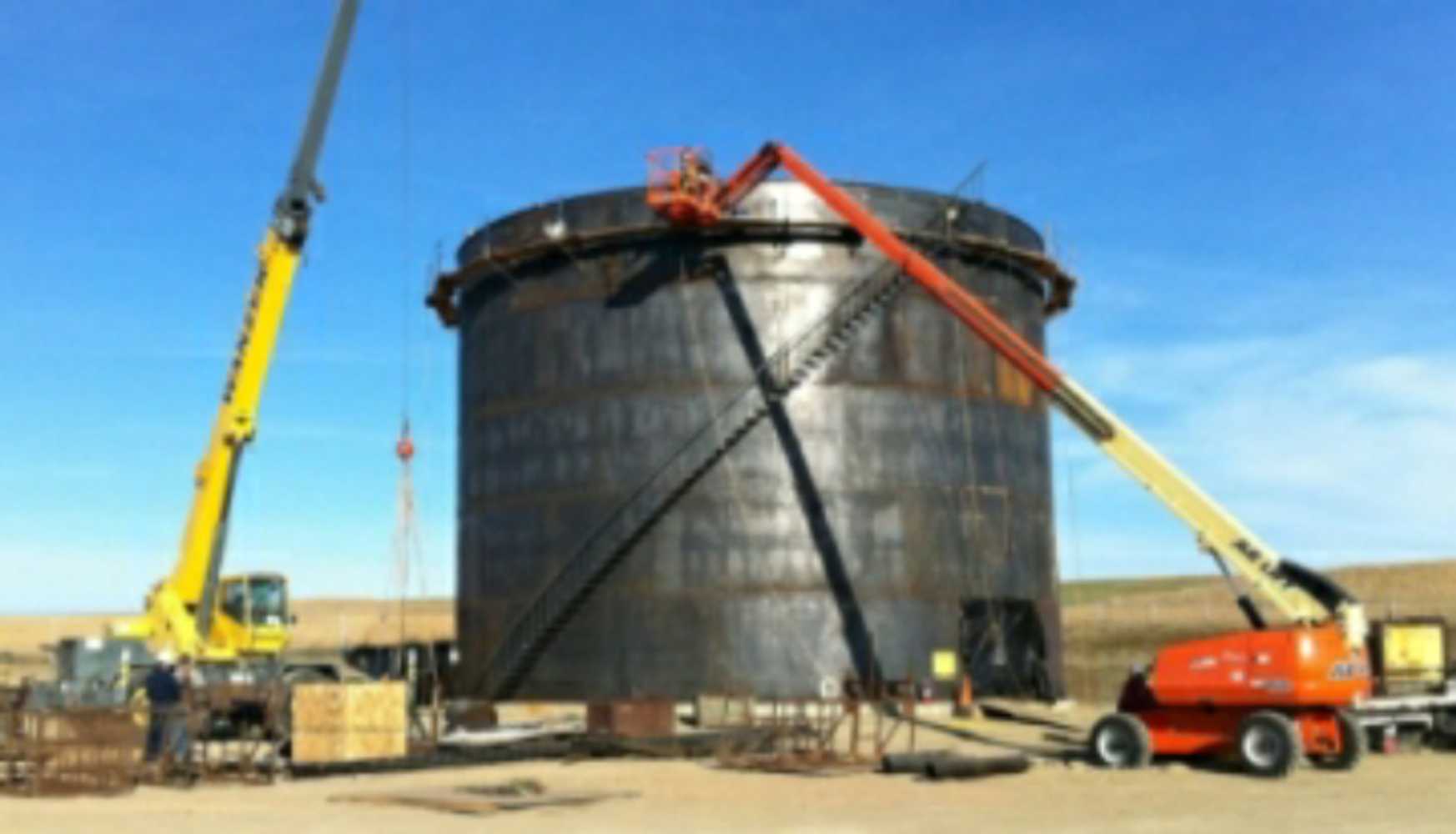 Above ground tank storage