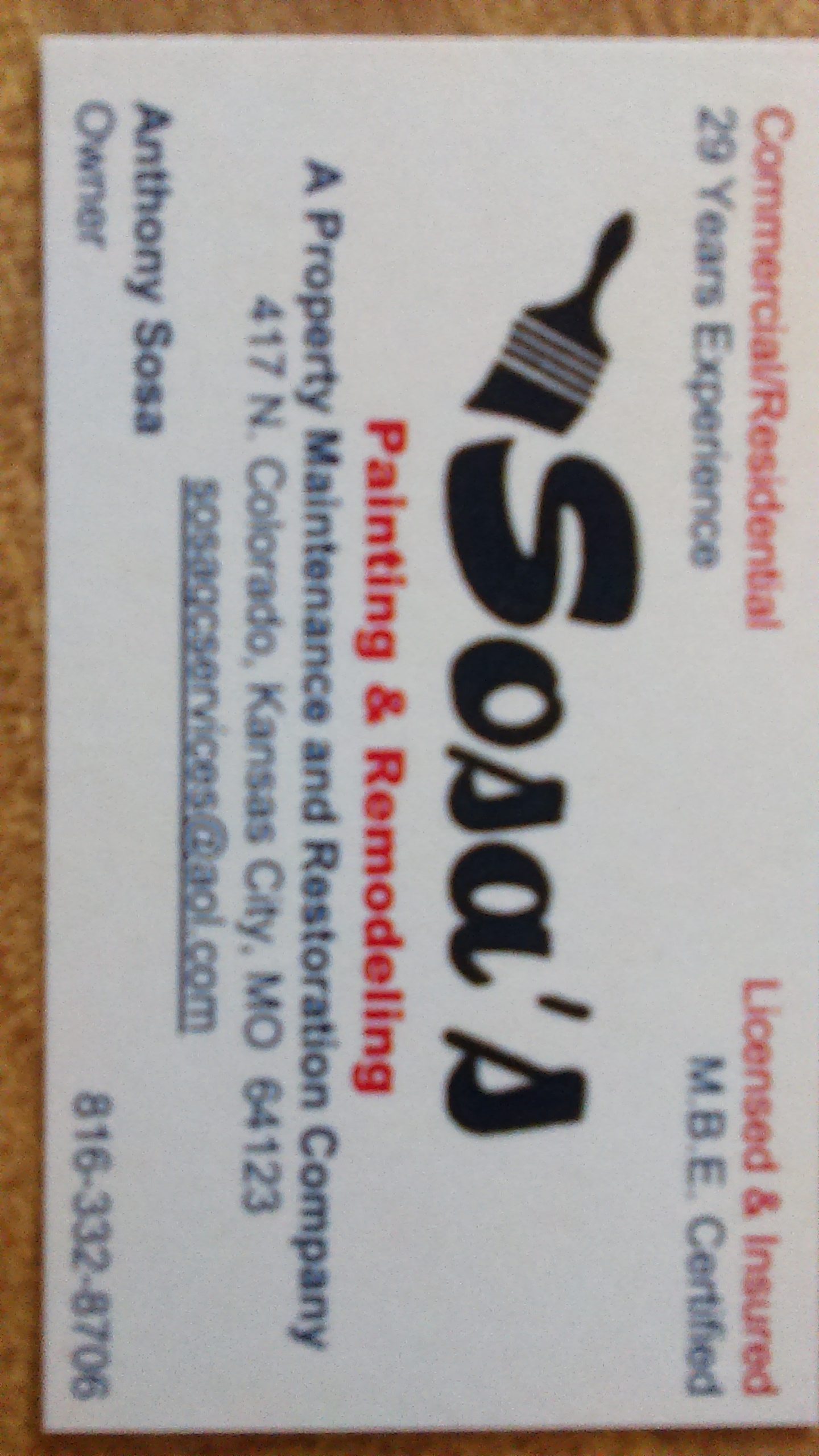 Sosa's Painting & Remodeling Co.