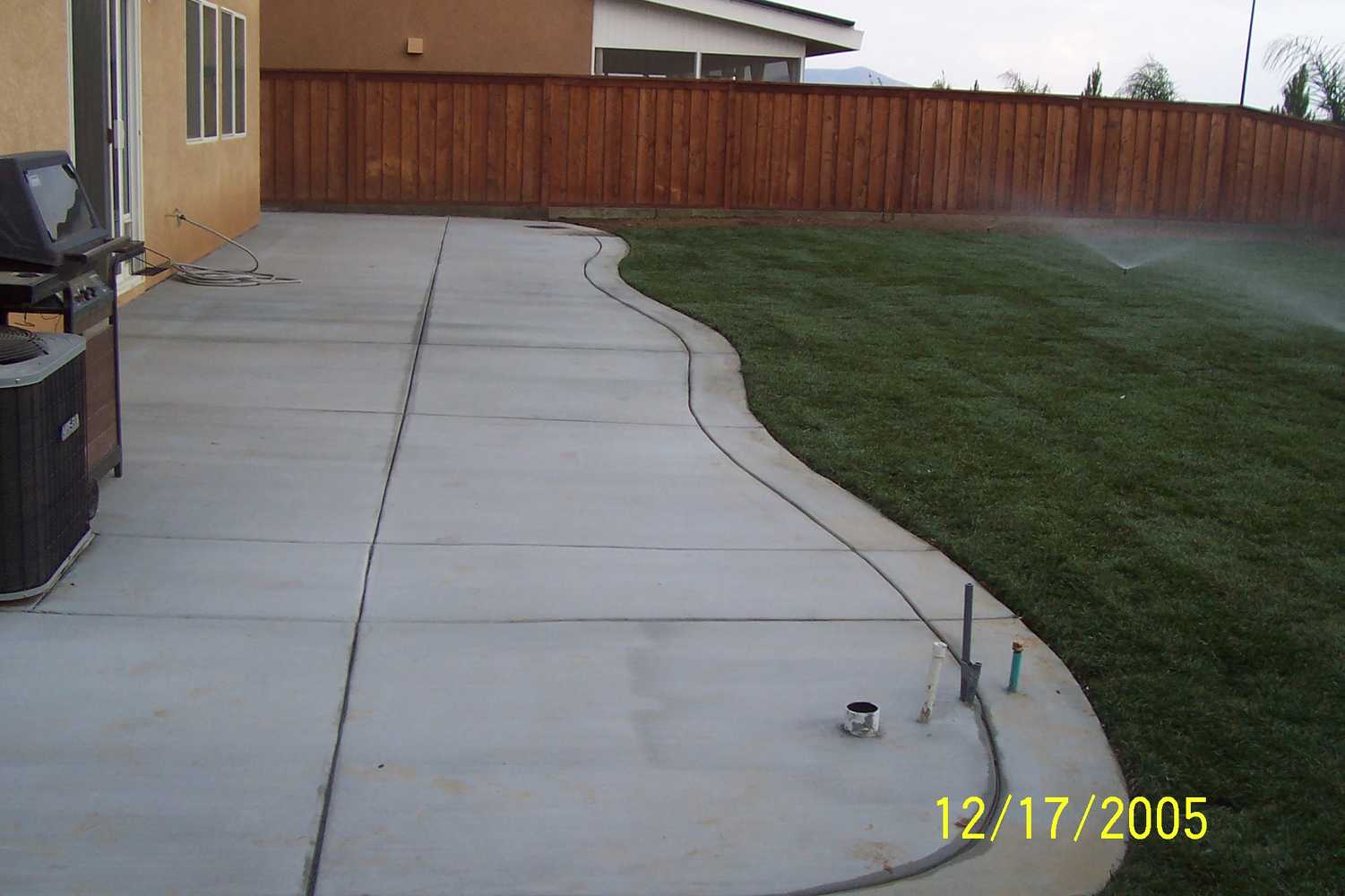 Landscape, concrete, sod and more