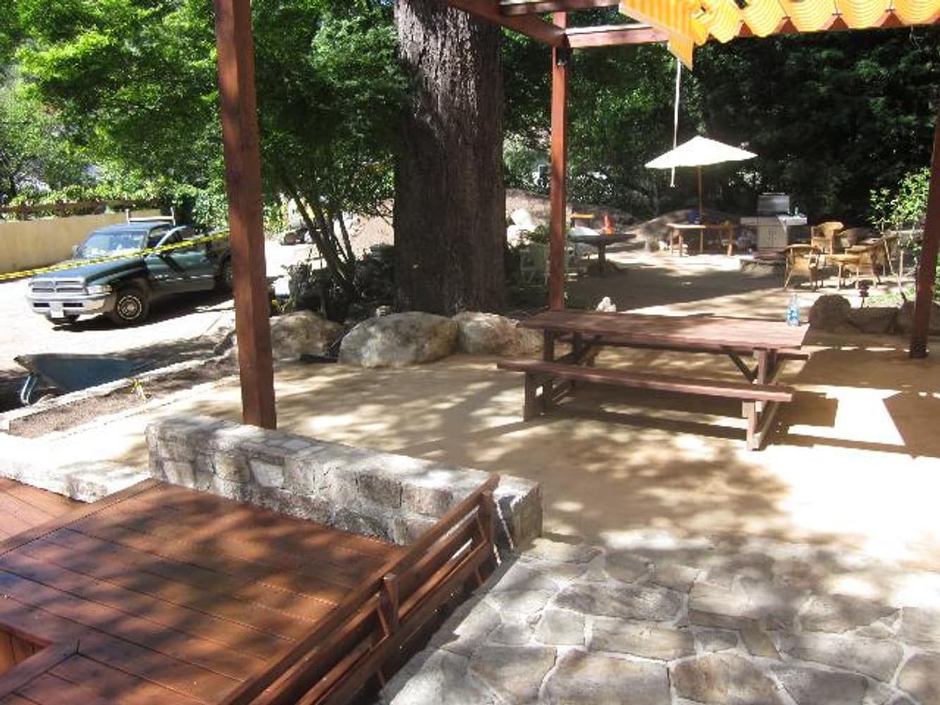 Kenwood residence remodel, decks and hardscaping