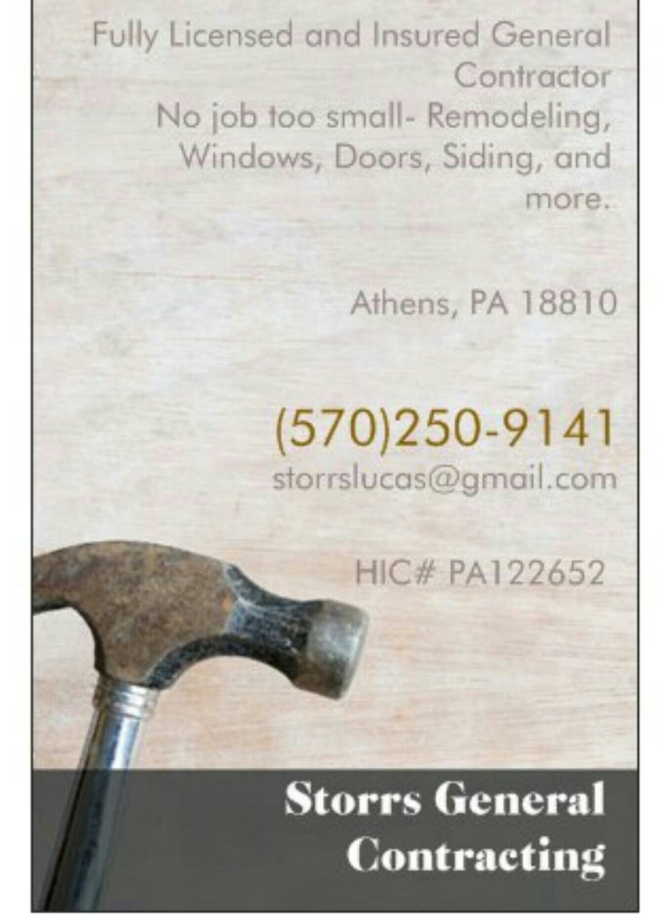 Storrs General Contracting