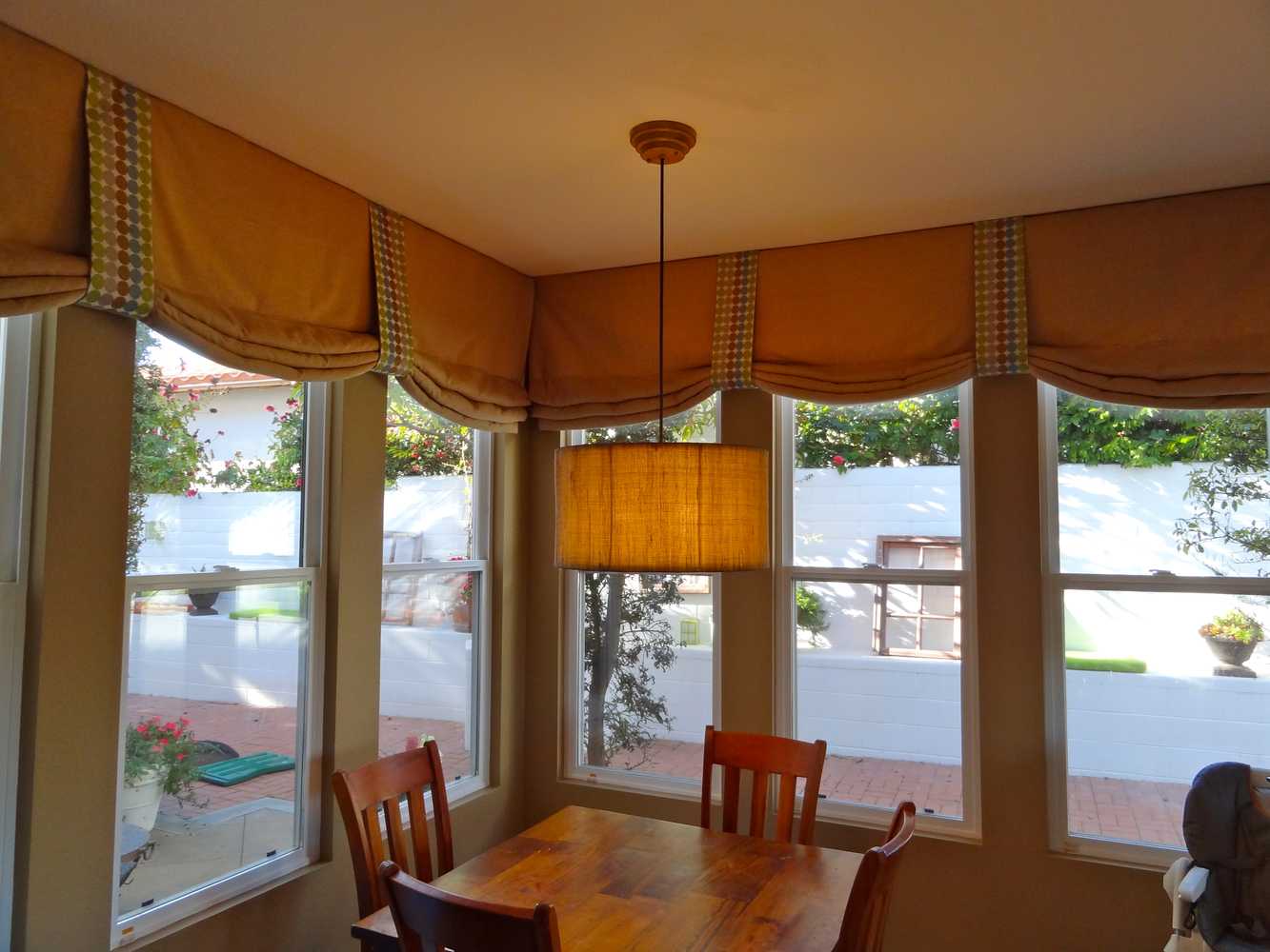 Carlsbad, California. pendants over Island and Chandalier over dining table.