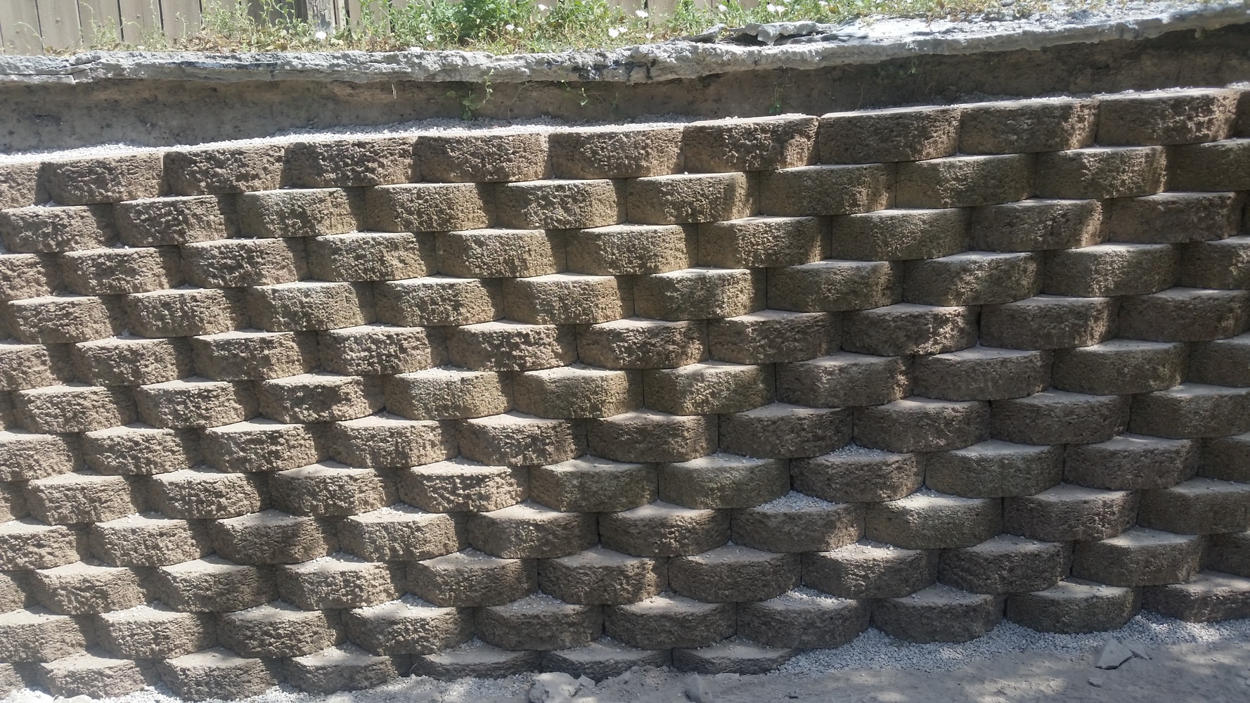 Retaining Block Wall
