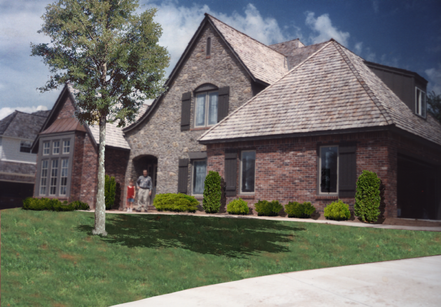 New Tudor Home on the Golf Course by Bavido Architecture llc