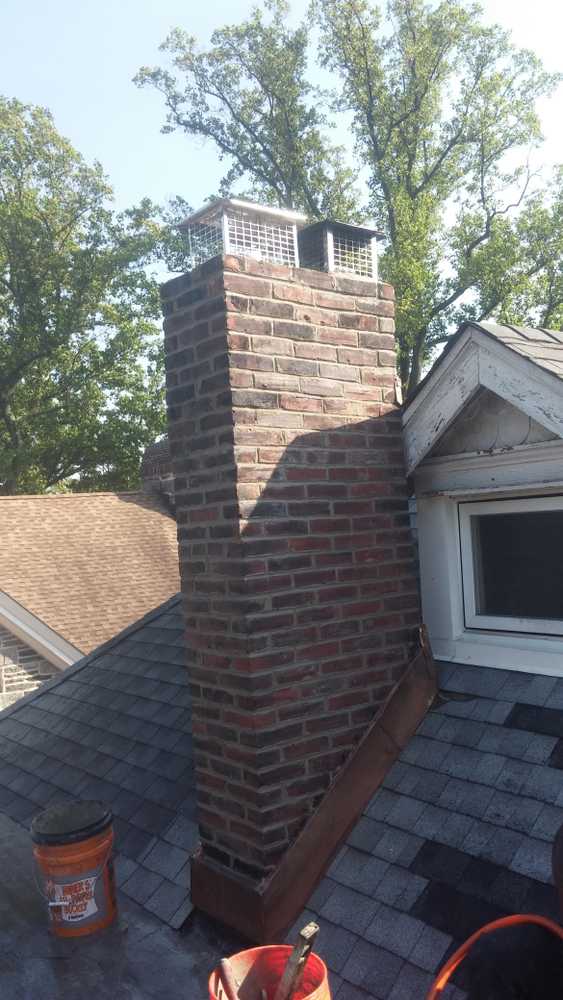 chimney rebuild with stainless stell lining aystem and locktop damper 