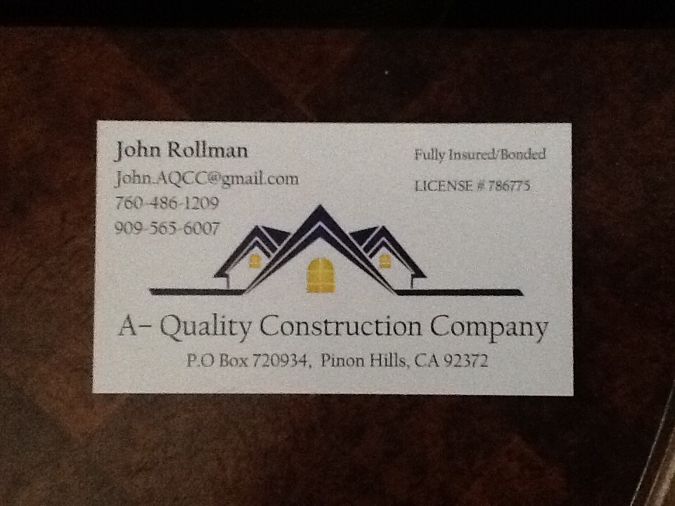 A-Quality Construction Company