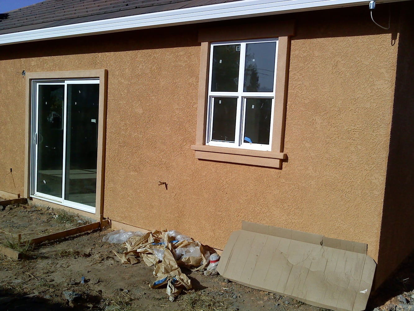 Three coat with texture