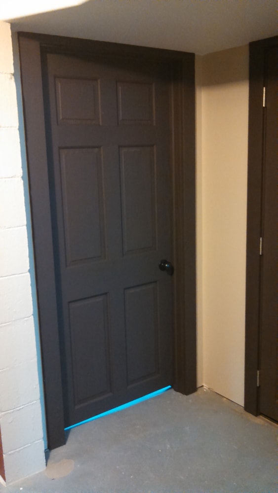 Basement bathroom remodel