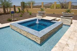 Phoenix Pool Arizona Spas And Spools California Pools And Spas Small Pool Design Small Inground Pool Pools For Small Yards
