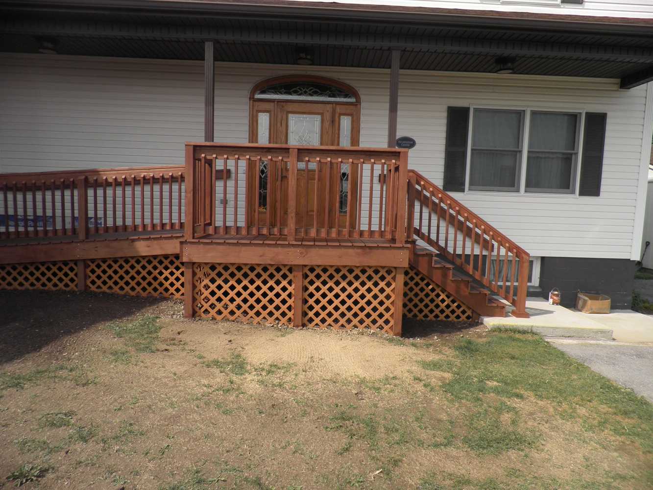 Photo(s) from Dap Inc D B A First General Services Composite decking and ramp 