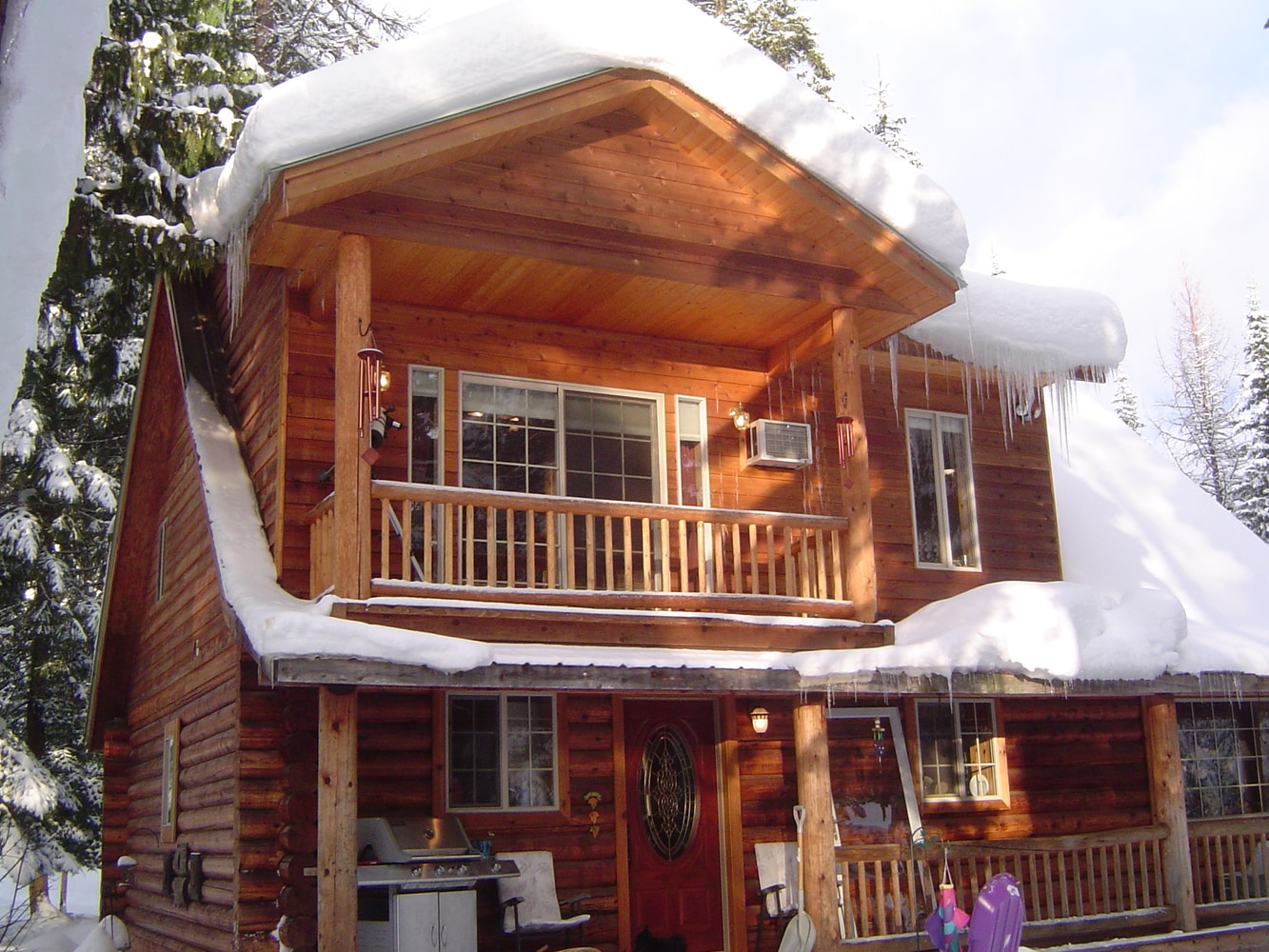 Log Home and Huge Shop