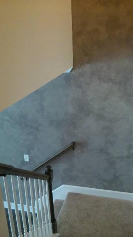 Faux Finish at newly constructed house;
