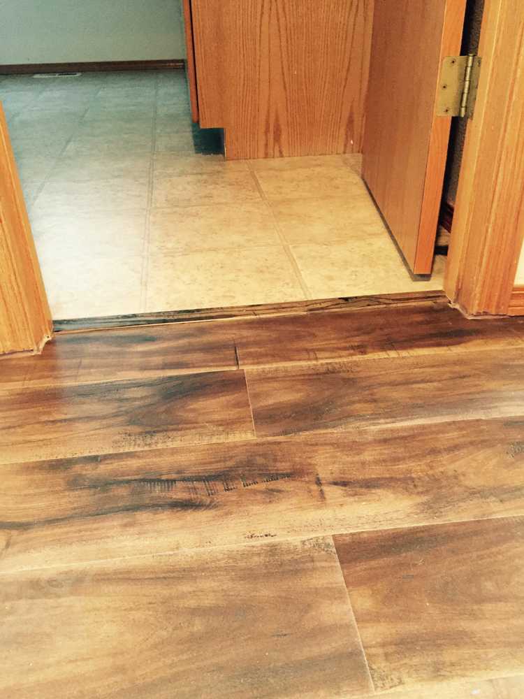 Custom floors and kitchen upgrades