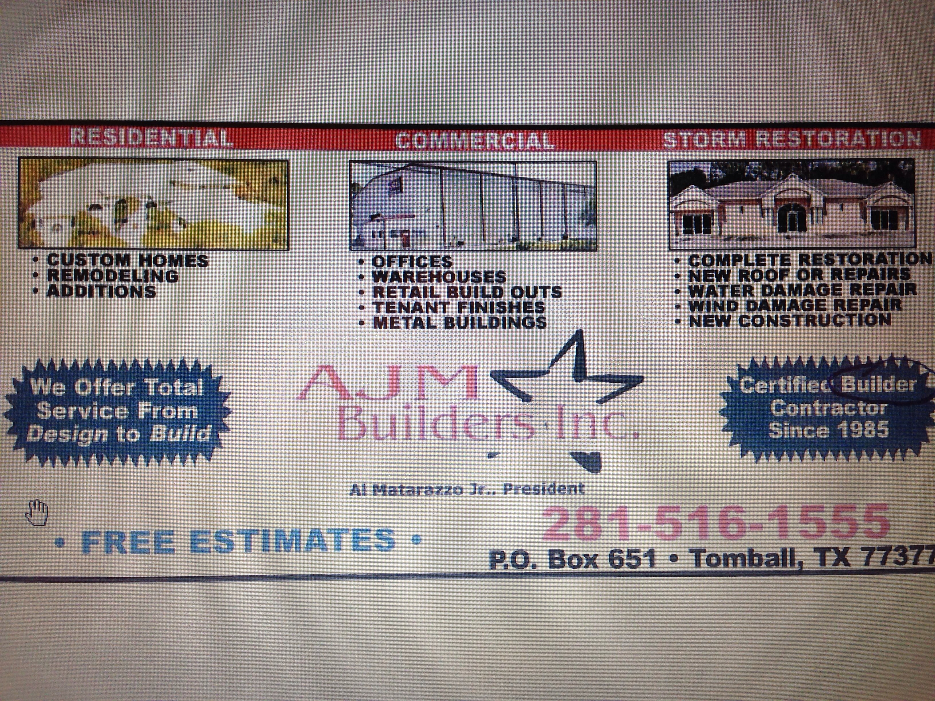 Ajm Builders Inc